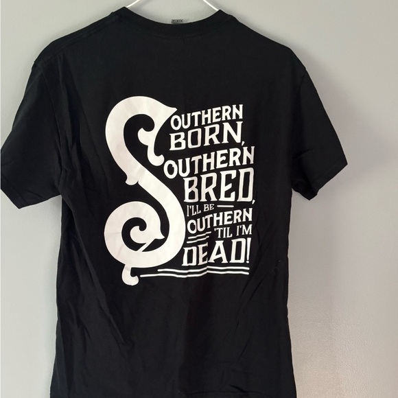 Southern Bred Clothing Company T Shirt Medium.  Black Gildan t shirt. - Picture 3 of 5